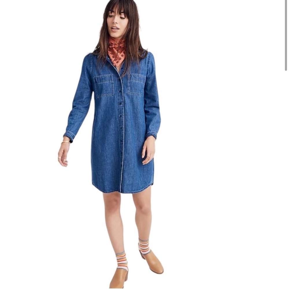 Madewell Denim Shirt Dress